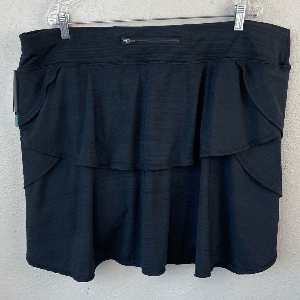 NWT Ideology Black Athletic Skort Size 3X - Picture 3 of 6